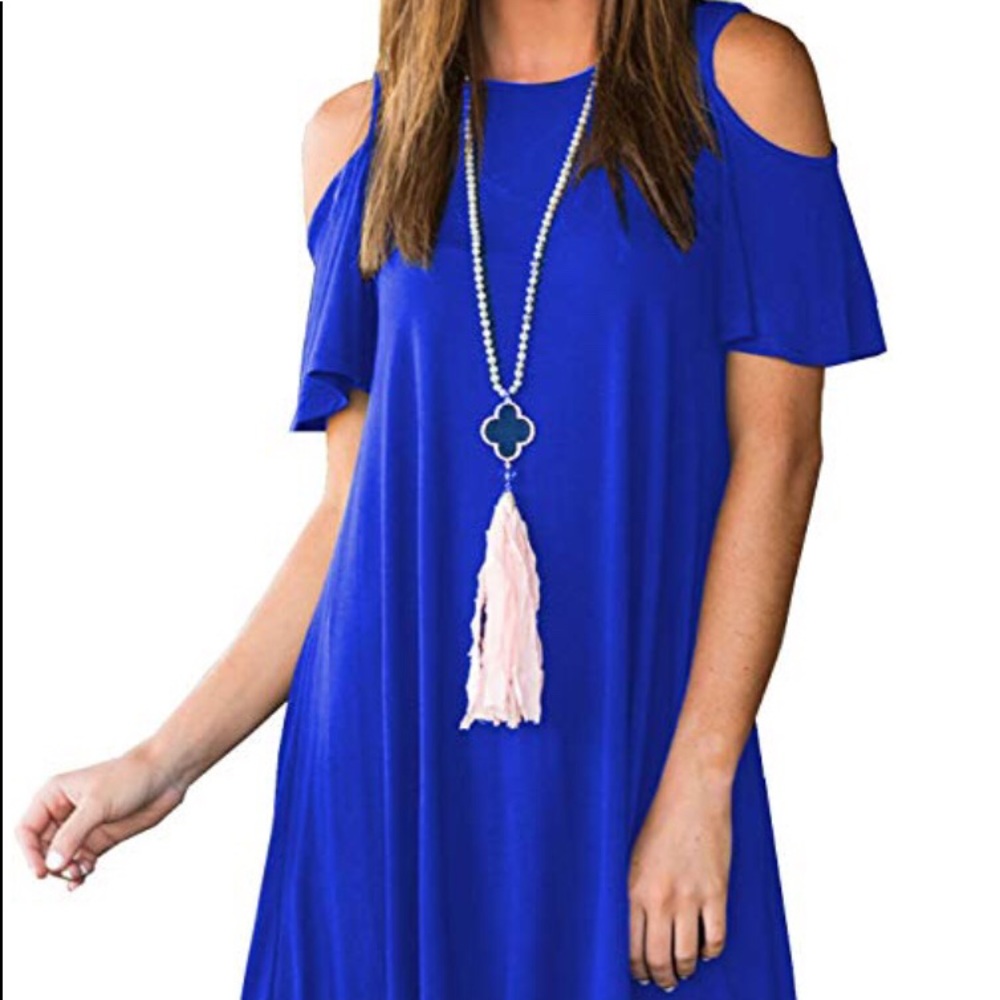 Cute cold shoulder knit top
